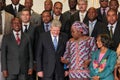 German President with AU Chairperson and senior officials